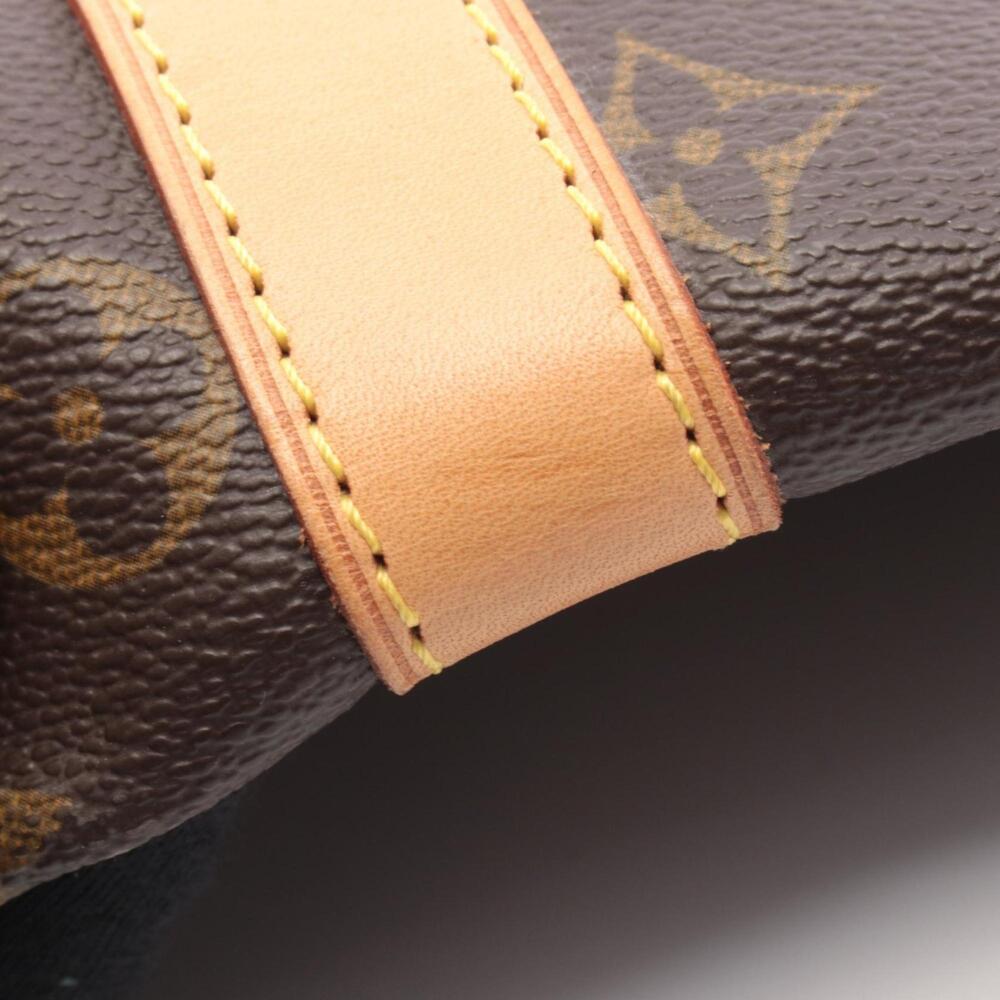 LOUIS VUITTON Brown Monogram Leather Keepall 45 Boston Bag - Picture 8 of 8